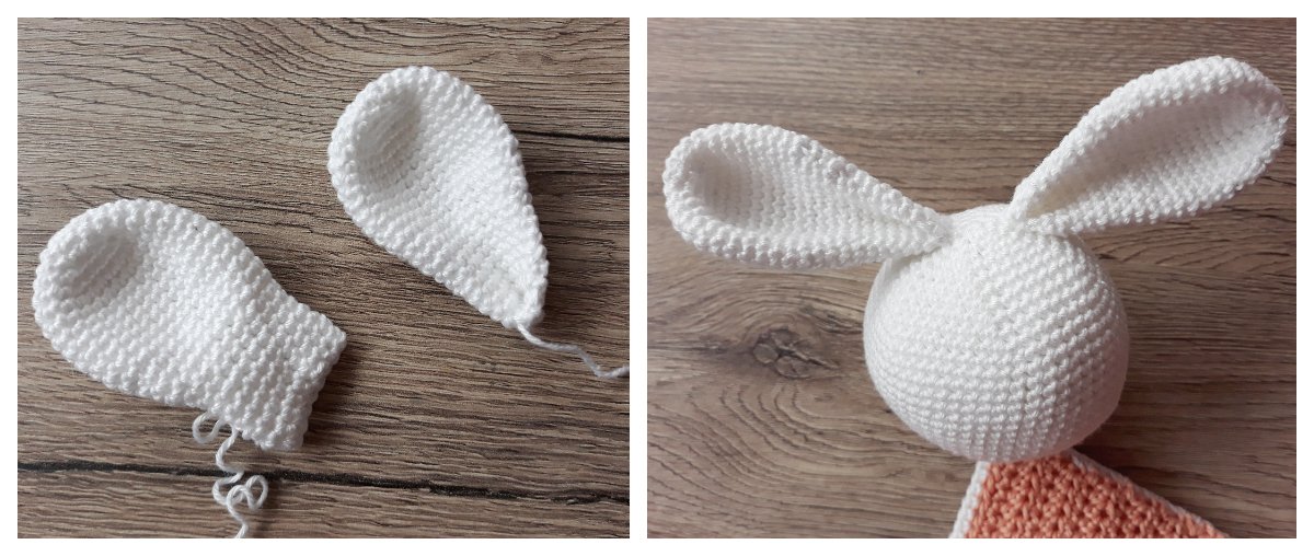 Blog-Inhaltsbild für 'Schmusetuch Häschen trifft Bärchen, kostenlose Häkelanleitung'